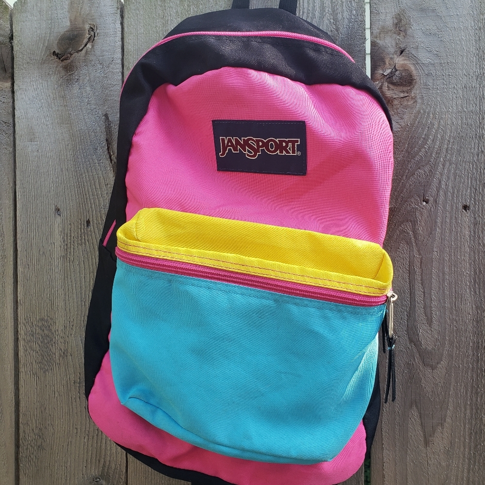 Jansport colorblock backpack